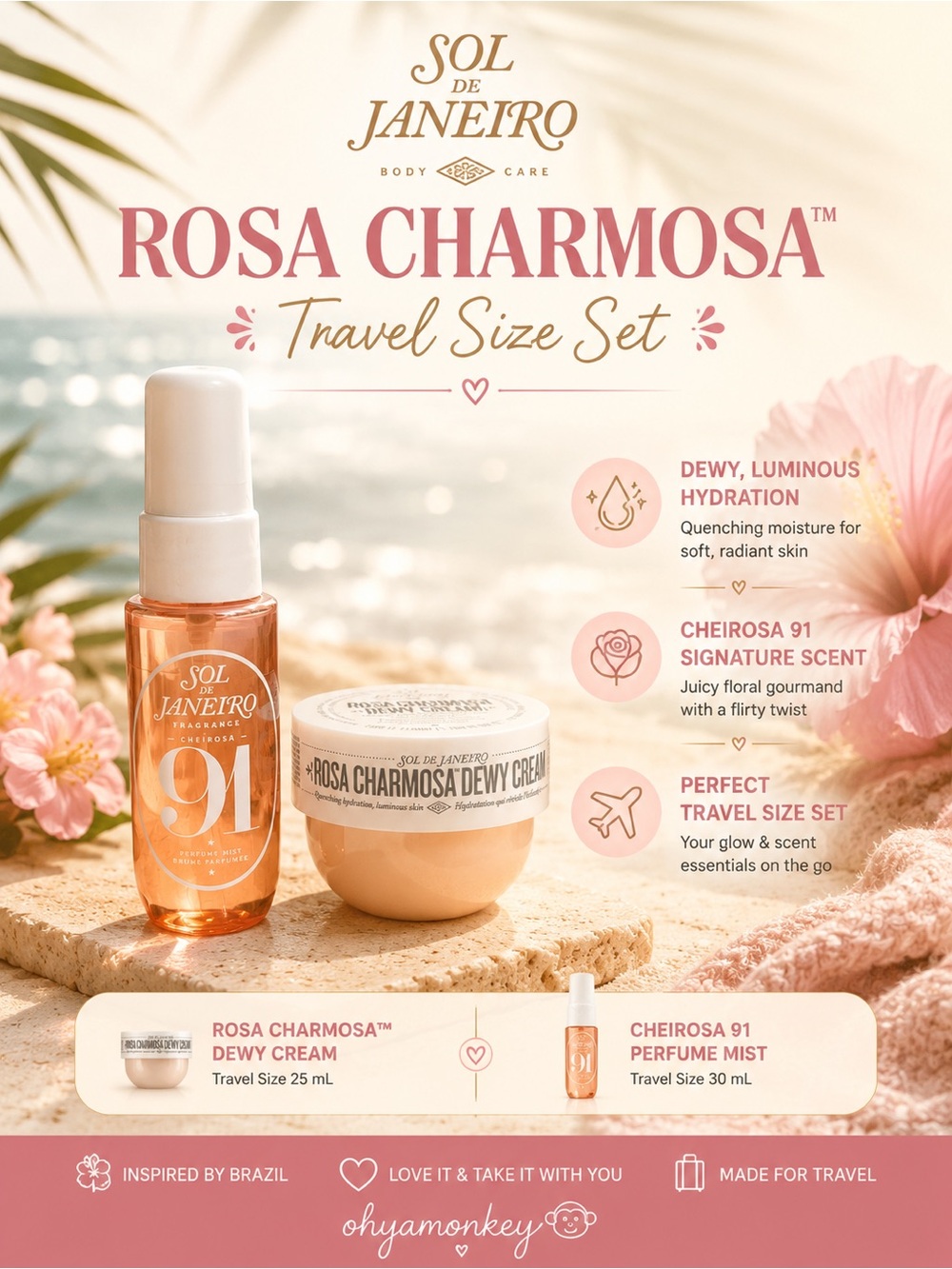 Sol De Janeiro Rosa Charmosa™ Duo Travel Size